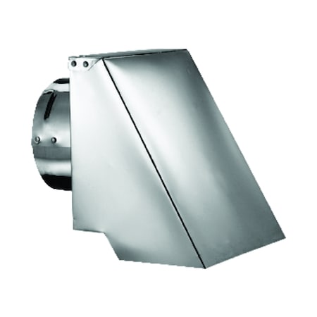 B & K DuraVent 4 in. D Aluminum/Galvanized Steel Stove Vent Horizontal Termination Cap 4PVL-HSCR